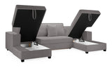 Pisa Sofabed Grey Universal Corner