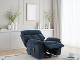 Cornwall Rise and Recline Massage Chair Blue - Ready2Go Furniture