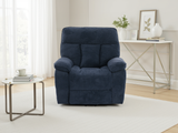 Cornwall Rise and Recline Massage Chair Blue - Ready2Go Furniture