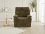 Cornwall Rise and Recline Massage Chair Brown - Ready2Go Furniture