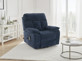 Cornwall Rise and Recline Massage Chair Blue - Ready2Go Furniture