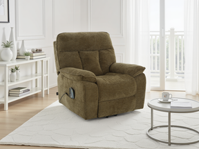 Cornwall Rise and Recline Massage Chair Brown - Ready2Go Furniture