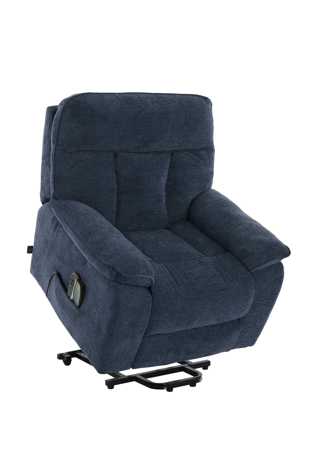 Cornwall Rise and Recline Massage Chair Blue - Ready2Go Furniture