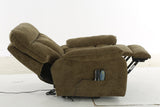 Cornwall Rise and Recline Massage Chair Brown - Ready2Go Furniture