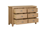 Marsden Dressing Chest 6 Drawer Natural Oak (Nett)