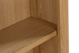 Marsden Bookcase Low Wide Natural Oak (Nett)
