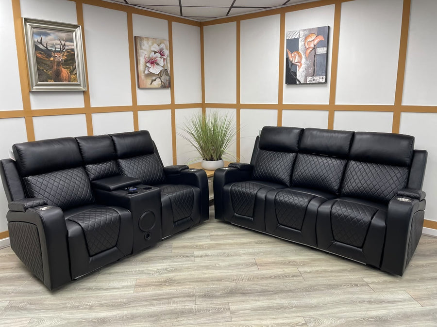 Monaco Tech Recliner 3+2  Set Aire Leather