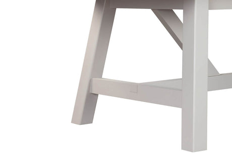 Taupe Wooden Oak Top Refectory Large Extending Dining Table