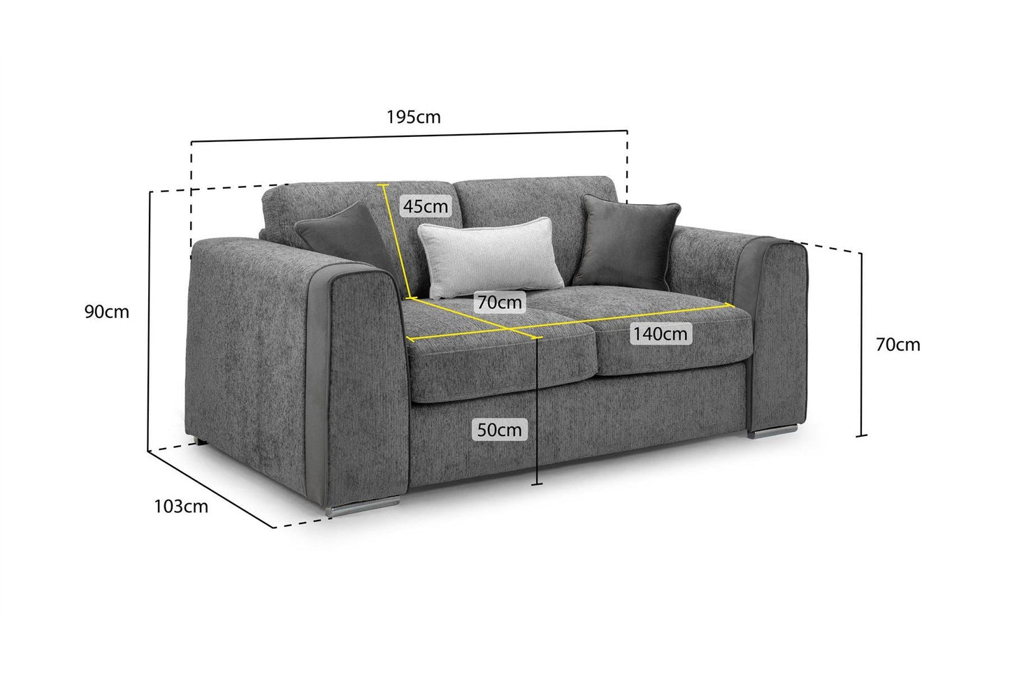 Hanoi 2 Seater Sofa