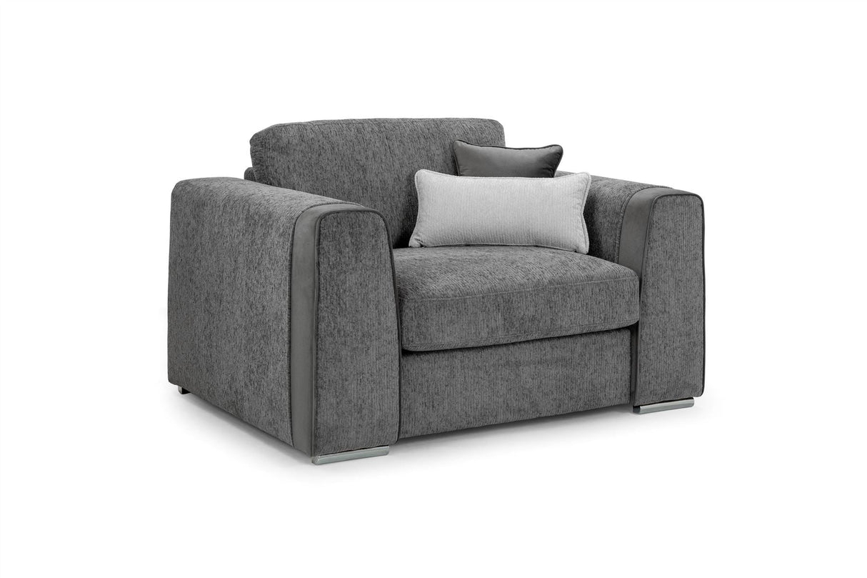 Naples Sofa Grey Armchair - Ready2Go Furniture