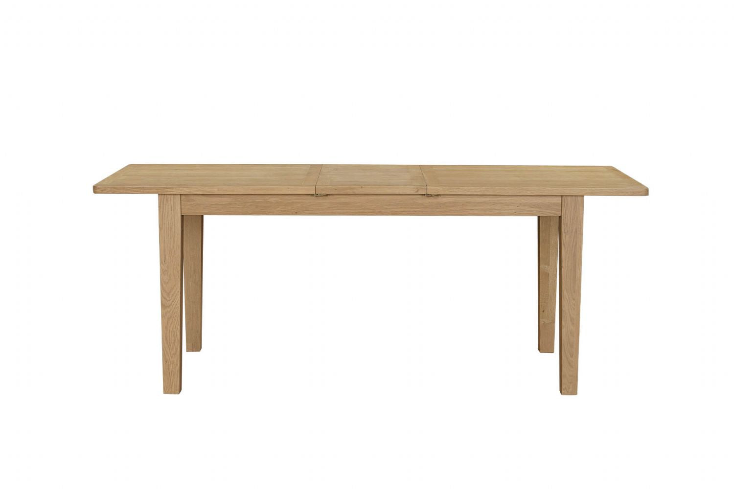 Natural Oak Extending Dining Table with Shaker Leg 1.6 to 2m