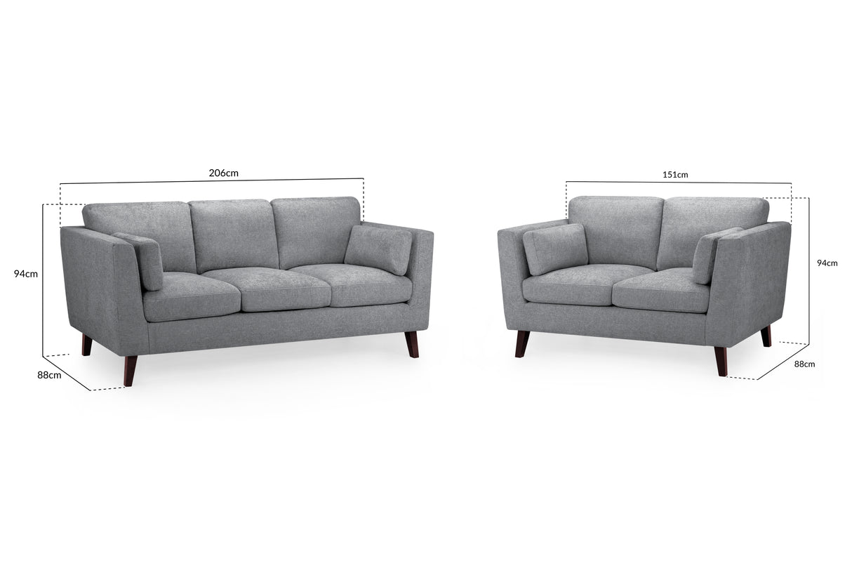 Bergen 3 & 2 Seater Sofa