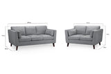 Bergen 3 & 2 Seater Sofa