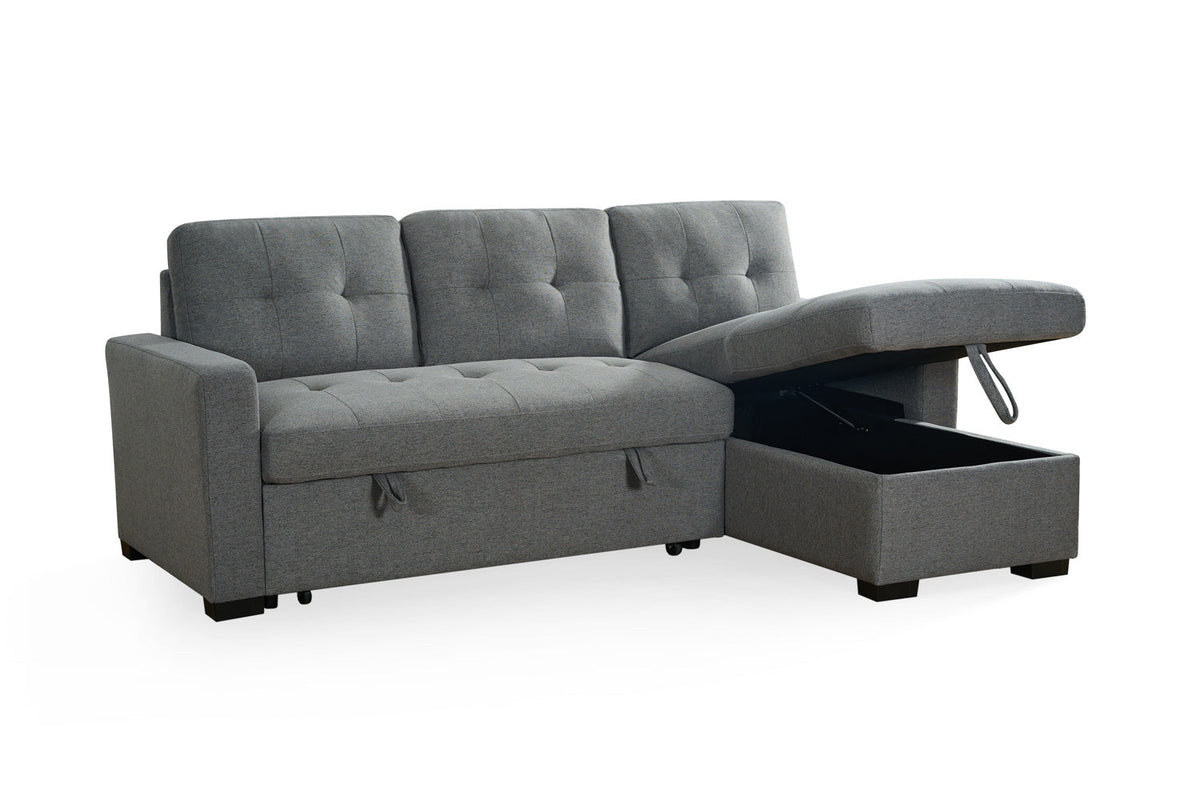 Alder Sofabed Grey Universal Corner - Ready2Go Furniture