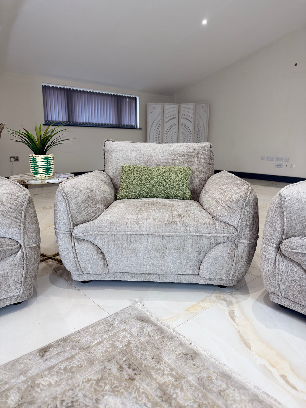 Angelo Sofa Beige Armchair