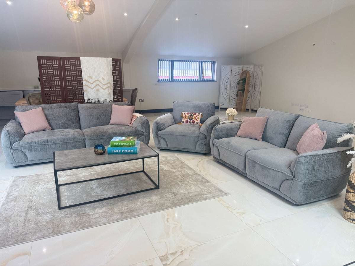 Angelo Sofa Grey 3+2 Set