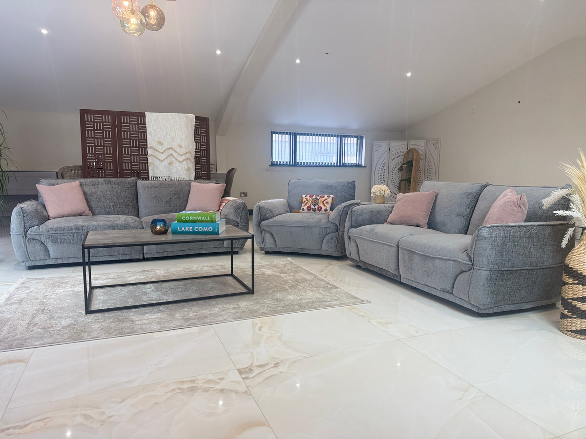 Angelo Sofa Grey 3+2 Set