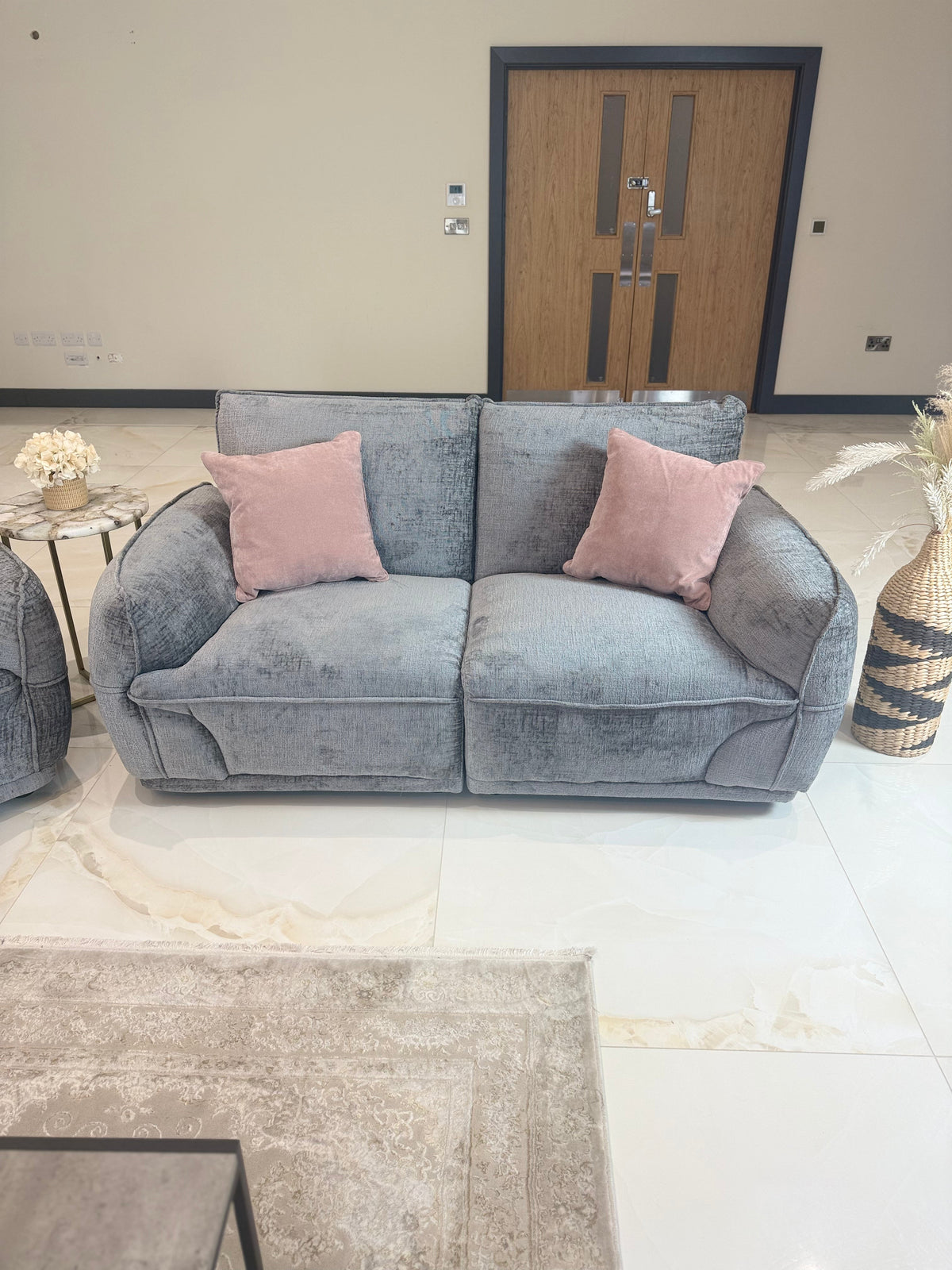 Angelo Sofa Grey 2 Seater