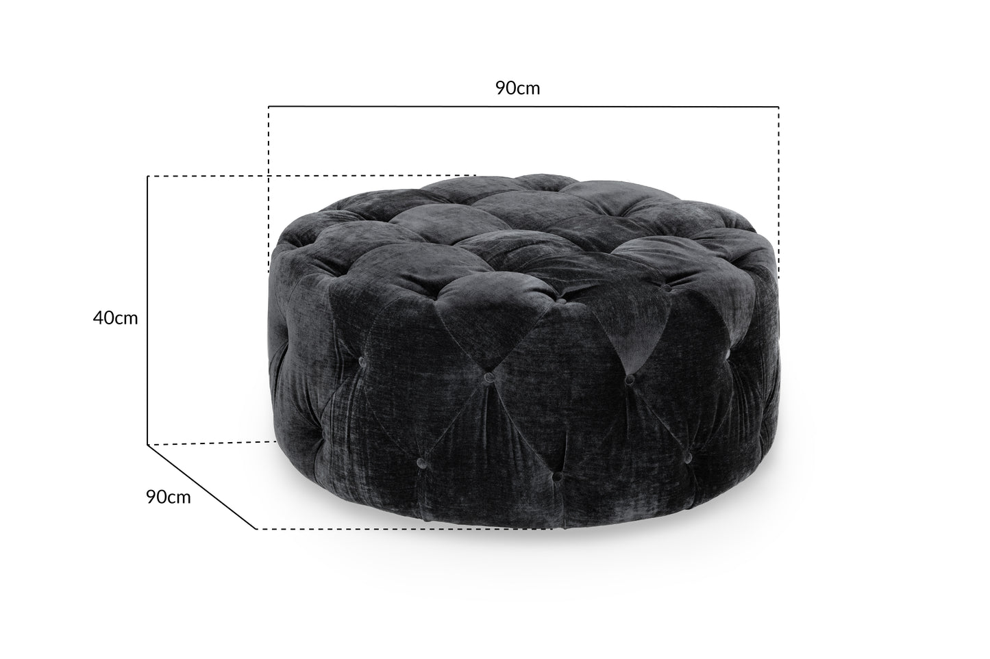 Kyoto Footstool – Stylish & Comfortable Sofa Accessory - Ready2GoFurniture