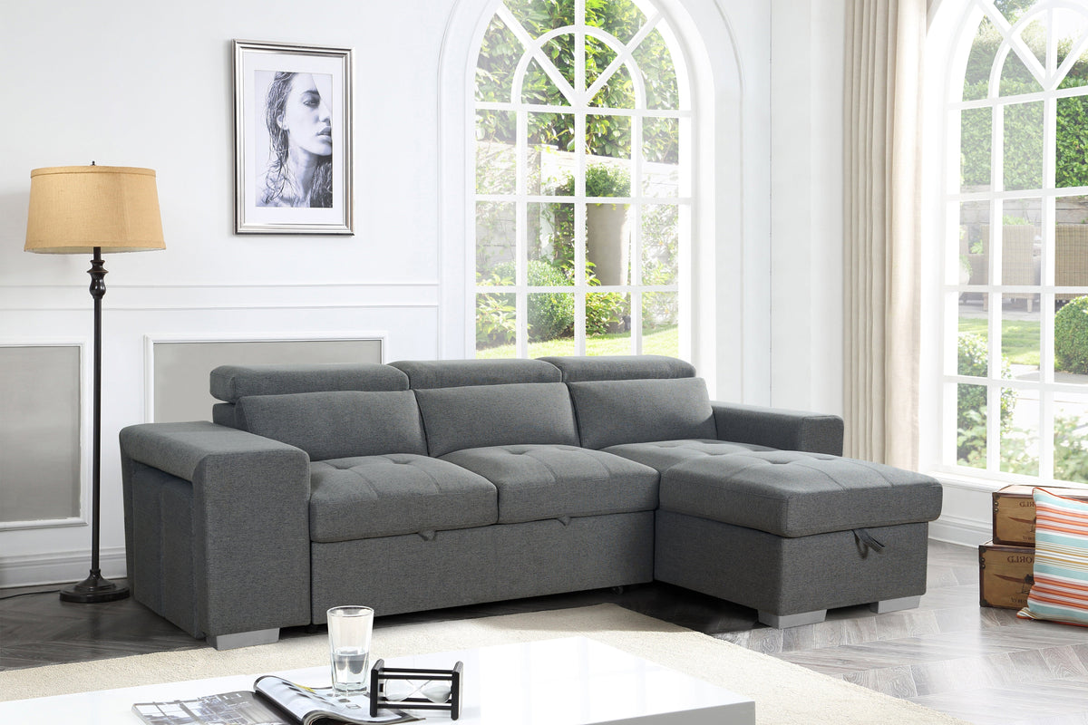 Artemis Sofabed Grey Universal Corner - Ready2Go Furniture
