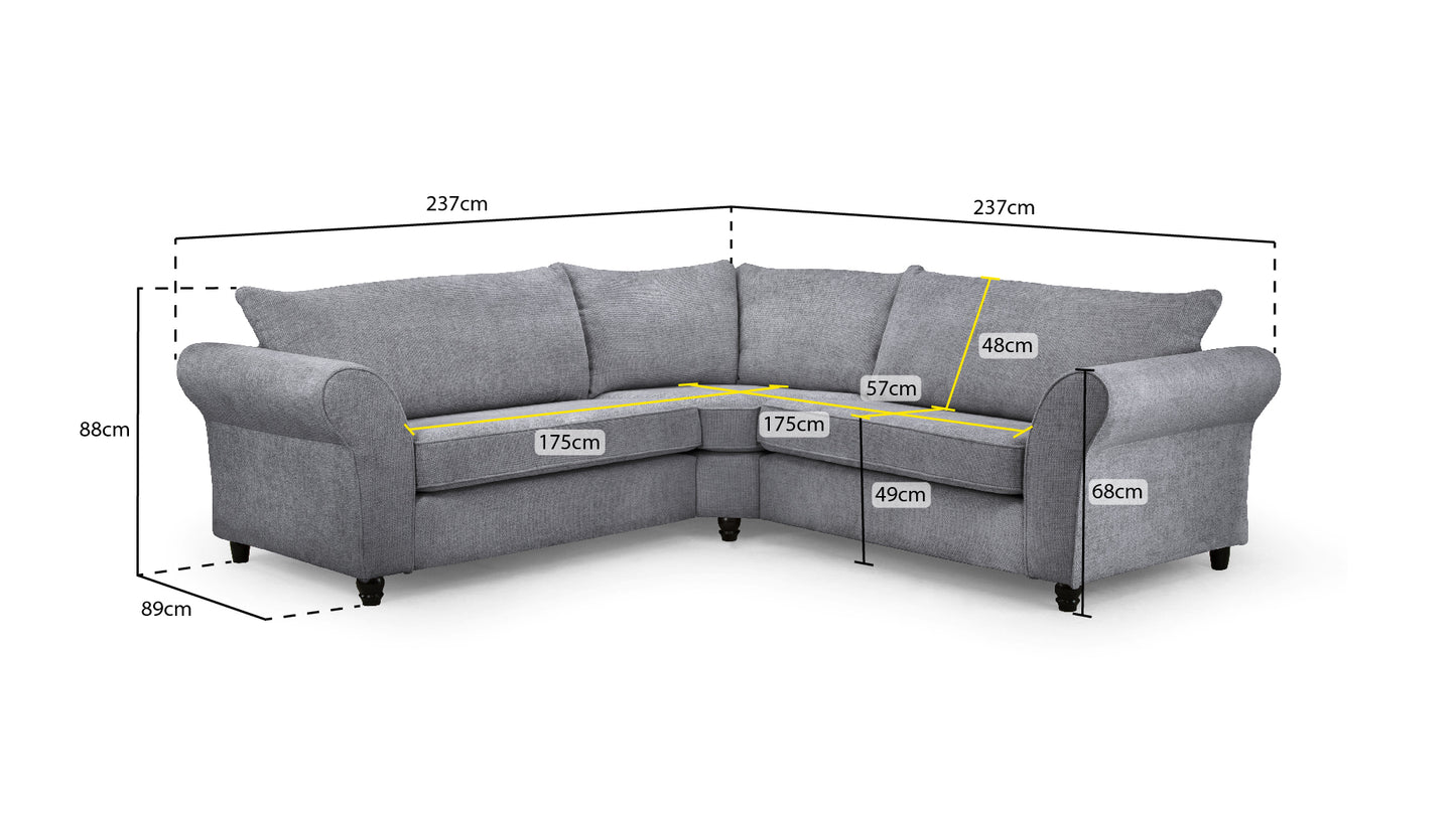 Granada Large Corner Sofa – Luxurious & Comfortable Seating - Ready2GoFurniture