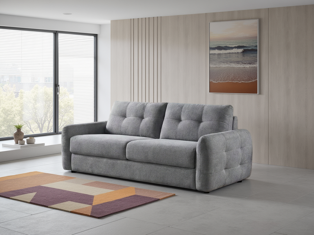 Athens Sofabed Grey 3 Seater - Ready2Go Furniture
