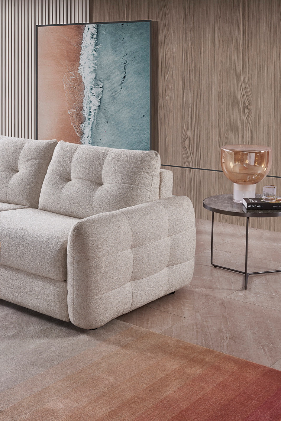 Athens Sofabed Beige 3 Seater - Ready2Go Furniture