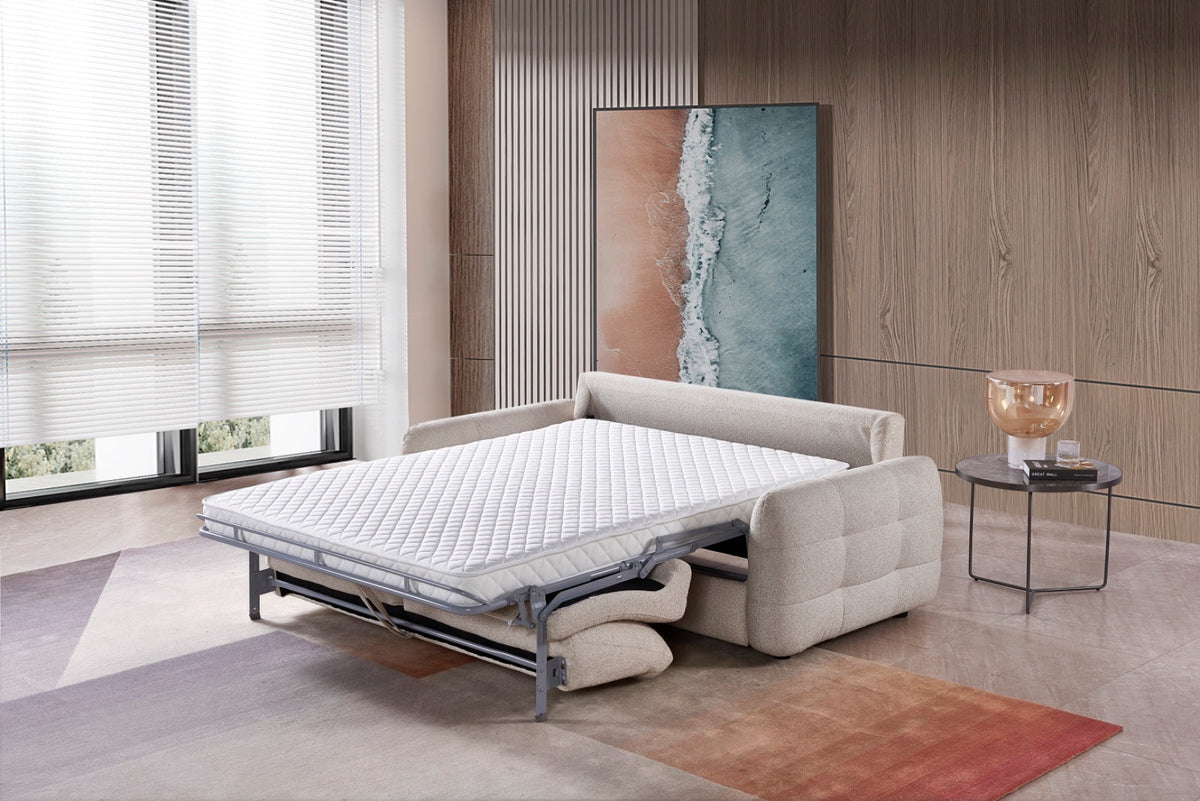 Athens Sofabed Beige 3 Seater - Ready2Go Furniture
