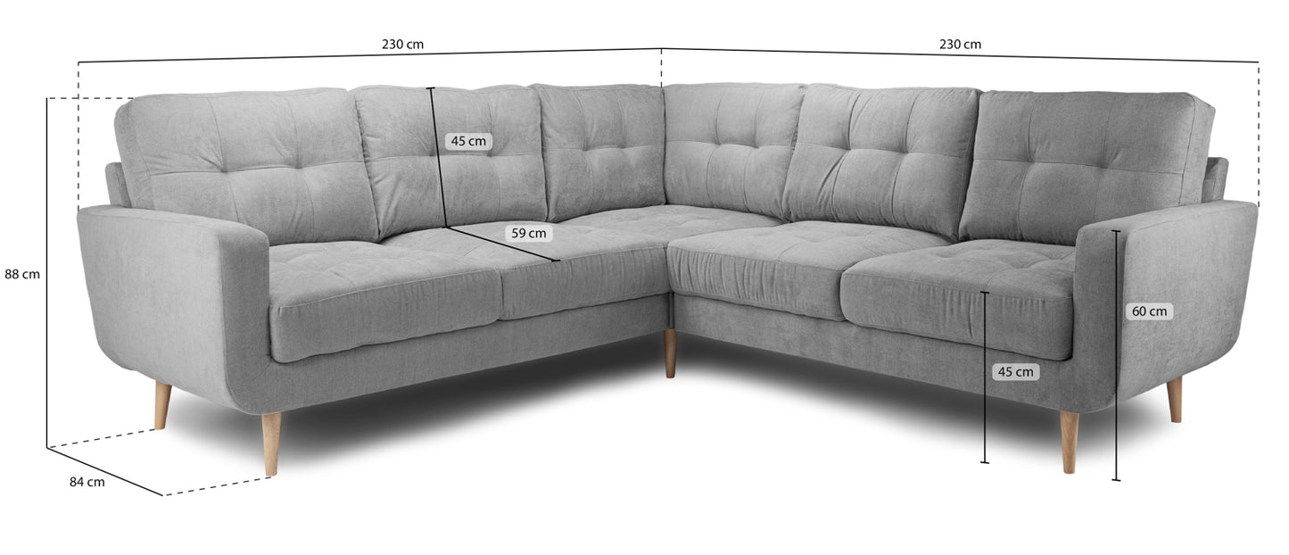 Cordoba Large Corner Sofa – Elegant & Durable Seating - Ready2GoFurniture