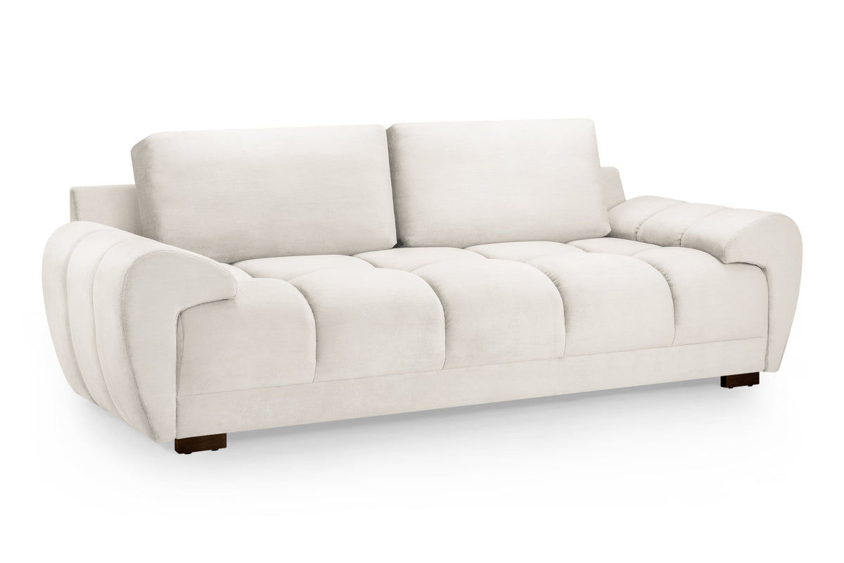 Azzuro Sofa Cream 3 Seater - Ready2Go Furniture