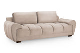Azzuro Sofa Mocha 3 Seater - Ready2Go Furniture