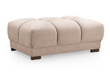Azzuro Sofa Mocha Footstool - Ready2Go Furniture