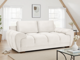 Azzuro Sofa Cream 2 Seater - Ready2Go Furniture