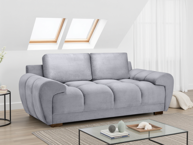 Azzuro Sofa Grey 2 Seater - Ready2Go Furniture