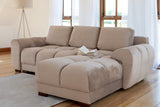 Azzuro Sofabed Mocha Universal Corner - Ready2Go Furniture