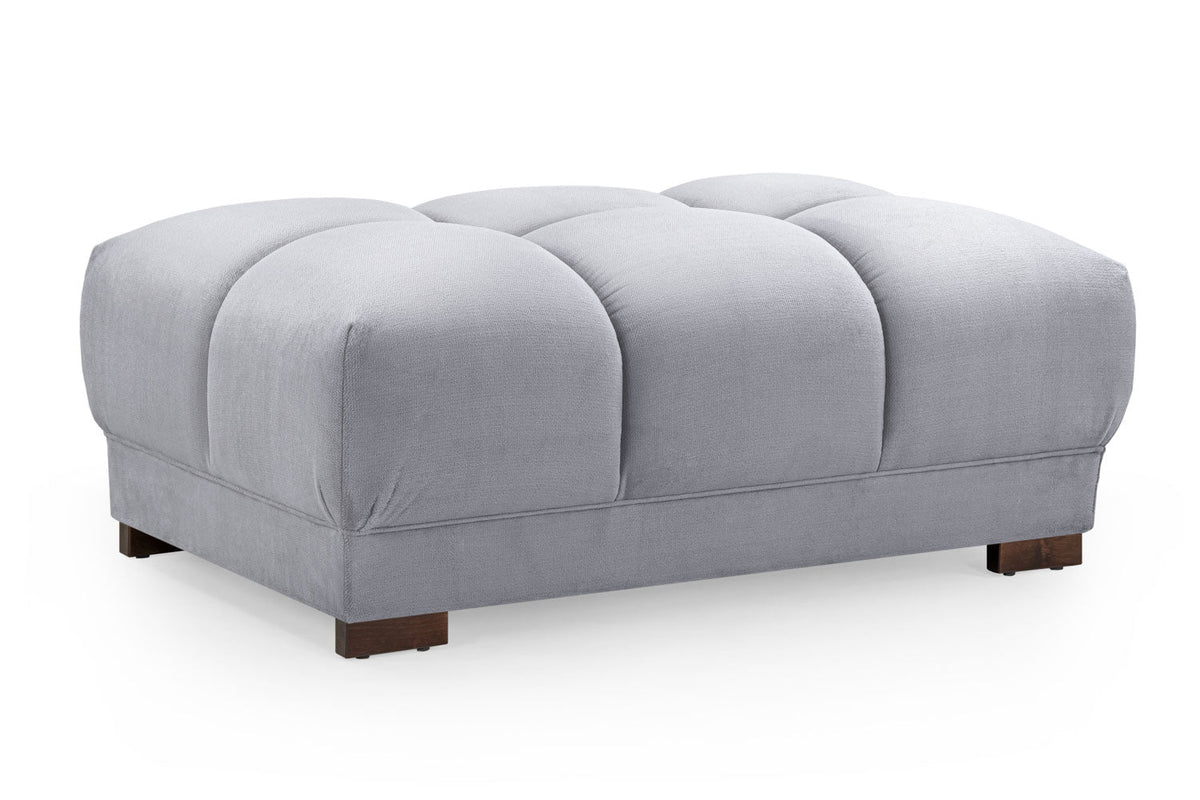 Azzuro Sofa Grey Footstool - Ready2Go Furniture