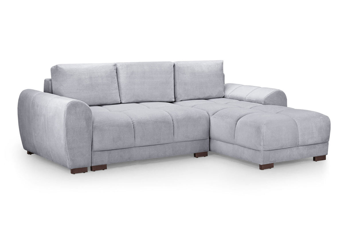 Azzuro Sofabed Grey Universal Corner - Ready2Go Furniture