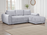 Azzuro Sofabed Grey Universal Corner - Ready2Go Furniture