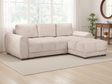 Azzuro Sofabed Mocha Universal Corner - Ready2Go Furniture
