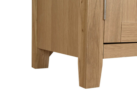 Natural Oak 3 Door 3 Drawer Large Sideboard