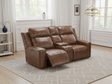 Barcelona Electric Recliner Sofa Brown 2 Seater - Ready2Go Furniture