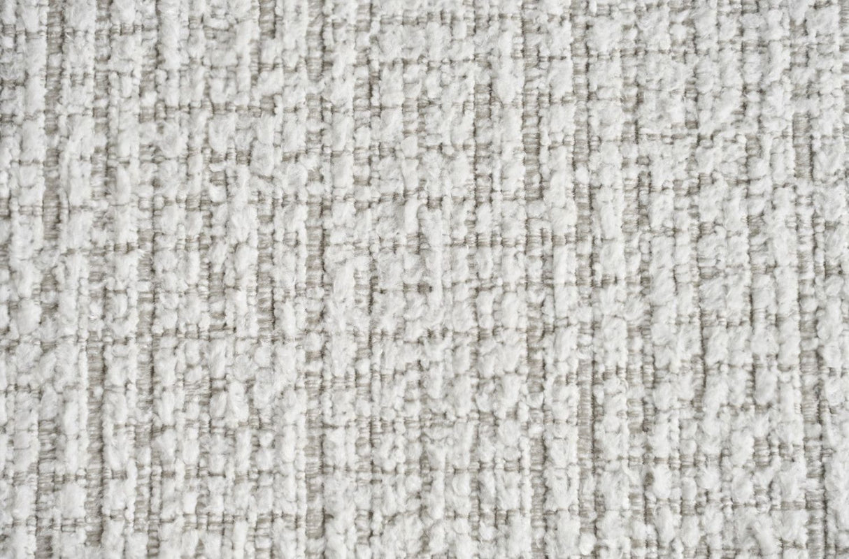 Beige Chenille Fabric 2 Seater Sofa with Chunky Arm Cushions