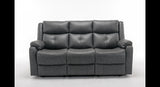 Belair 3+2 Seater Room Set With Manual Recliner - Grey