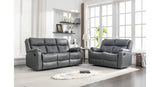 Belair 3+2 Seater Room Set With Manual Recliner - Grey