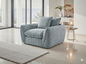 Berlin Sofa Grey Armchair - Ready2Go Furniture