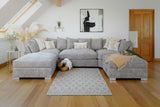 Fes Scatterback U Shape Corner Sofa – Spacious & Luxurious - Ready2GoFurniture 
