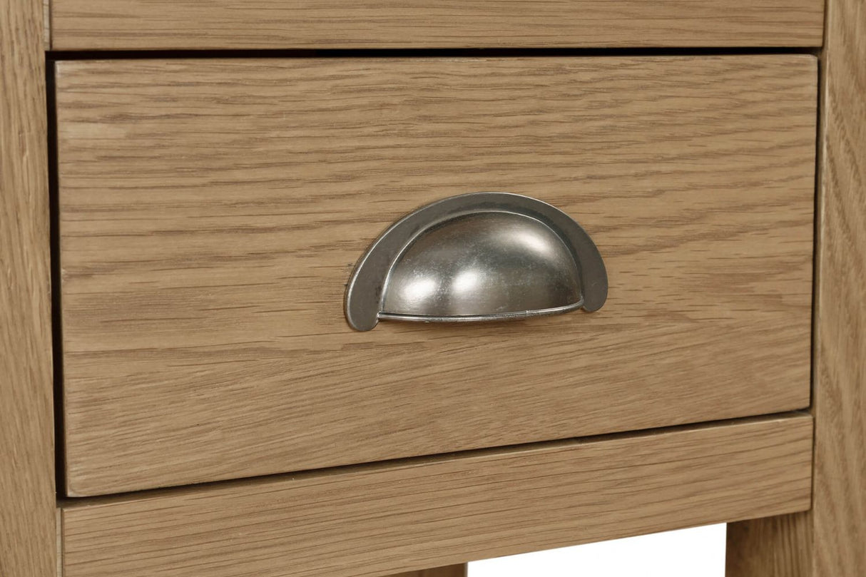 Marsden Lamp Table 1 Drawer Natural Oak (Nett)