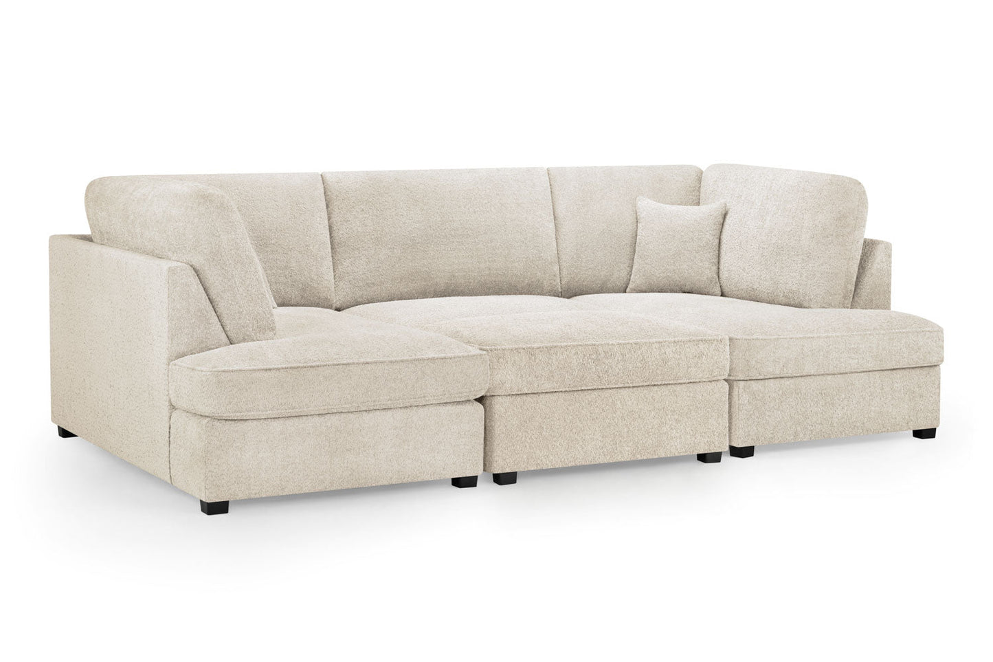 Pisa Boucle U Shape Corner Sofa – Modern & Luxurious Comfort - Ready2GoFurniture 