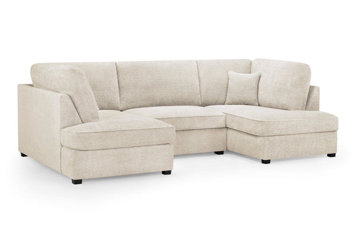 Carnaby Sofa Boucle Beige U Shape Corner