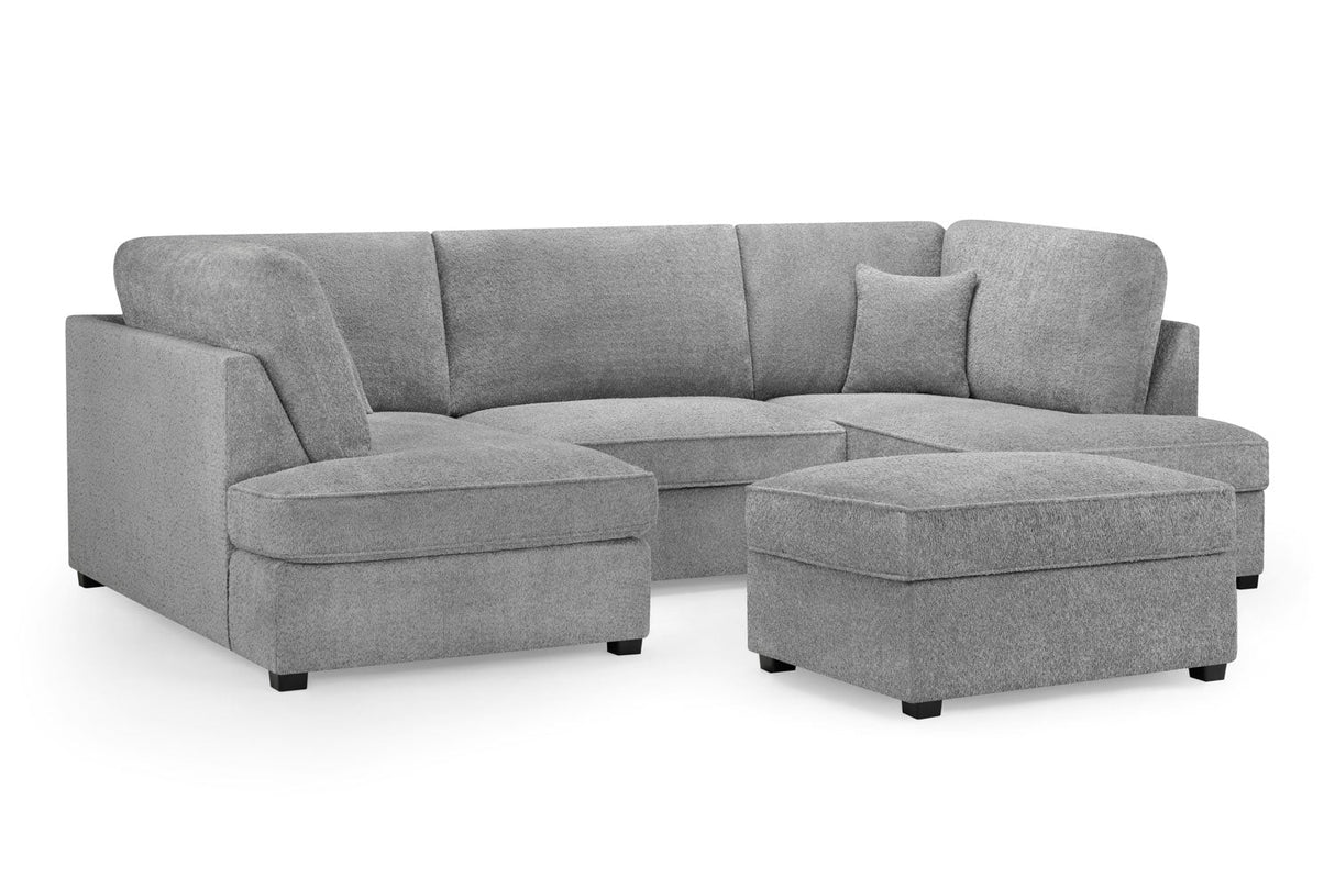 Pisa Boucle U Shape Corner Sofa